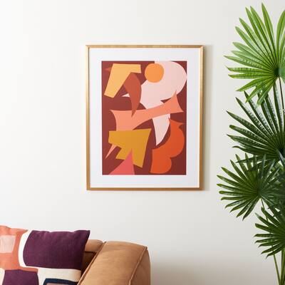 SAFAVIEH Sissi Tango Lessons 24 x 30-inch Framed Wall Art