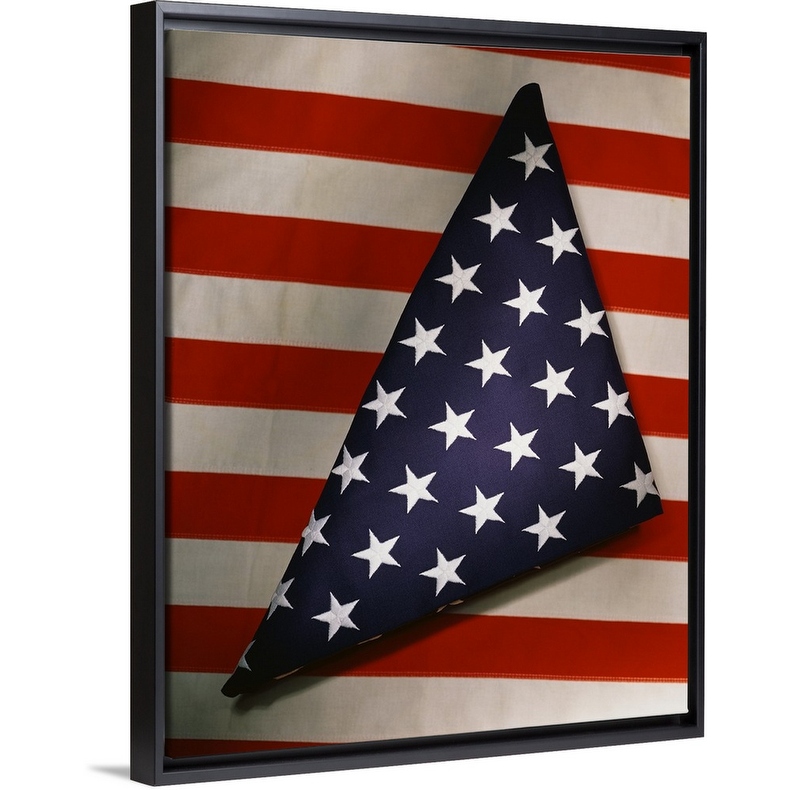 Frame for folded american flag deals