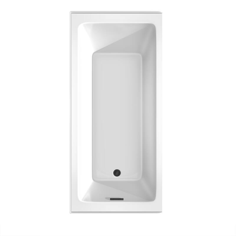 Wyndham Collection WCBTW16630L Grayley 66" Three Wall Alcove Acrylic