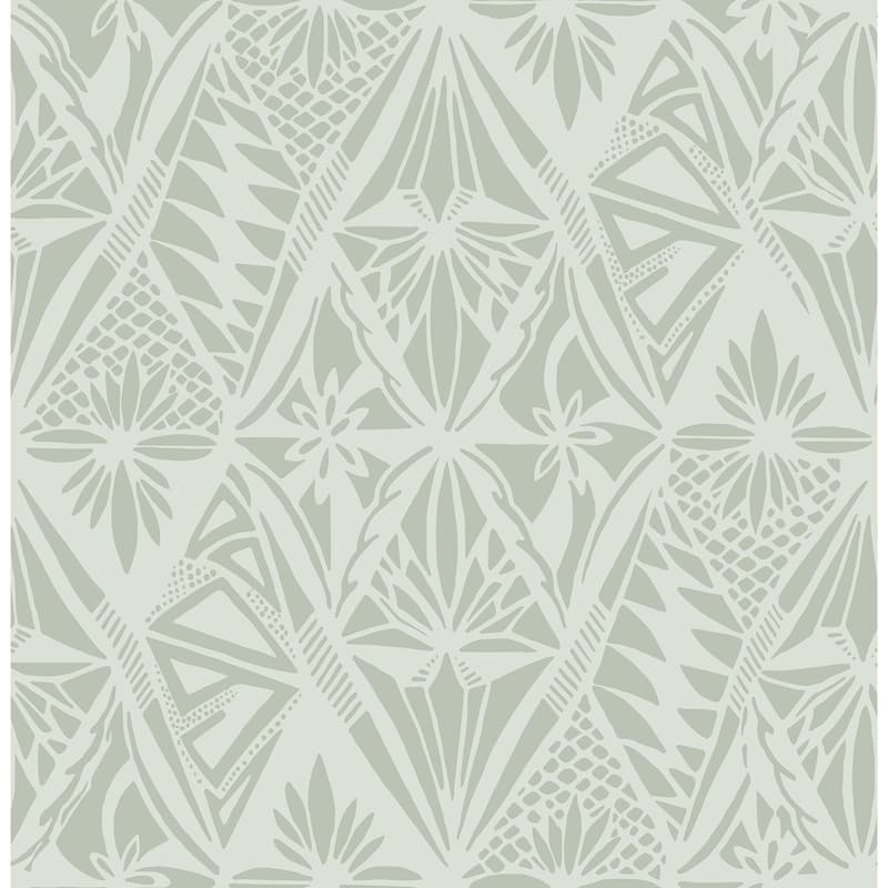 A-Street Prints Urbane Sage Diamonds Wallpaper