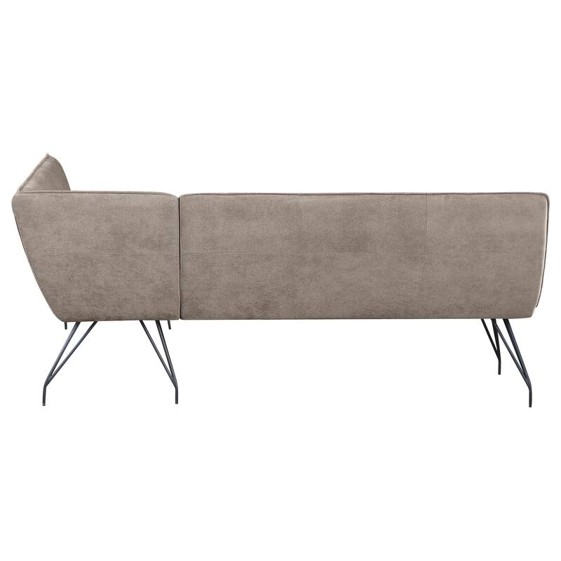 Dodson Fabric Upholstered L-Shaped Nook Dining Bench