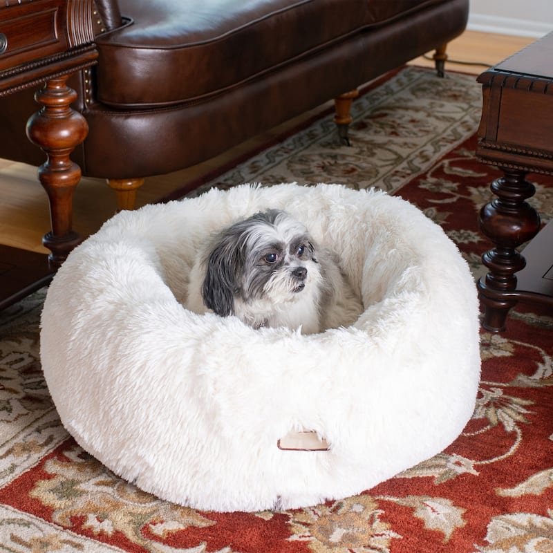 Ultra Plush and Soft Pet cuddle Bed - 28"(L) x 28"(W) x 9"(H)