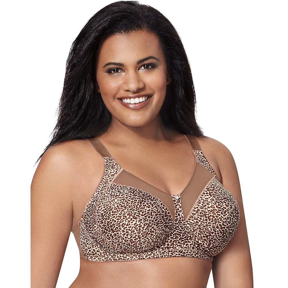 Just My Size Comfort Shaping Wirefree Bra Size 40dd Color Leopard Print Overstock 19441837