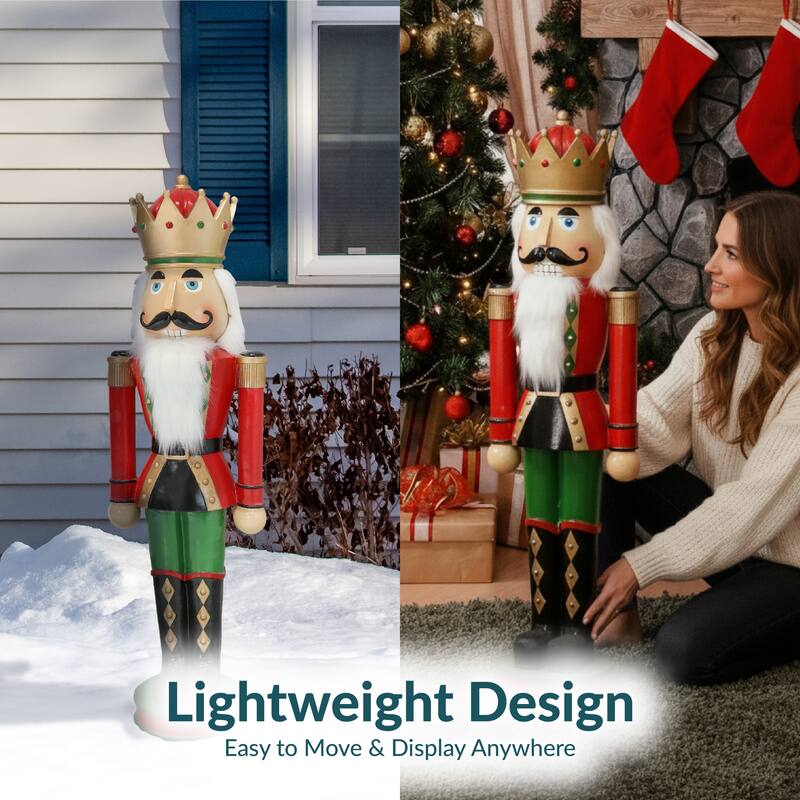 Matthias the Nutcracker Prince - 37-Inch Christmas Decor - Polyresin