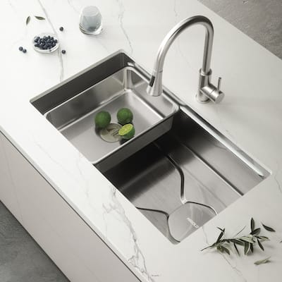 HIGOLD LS1.0 Pro 30" L Workstation Sink Undermount Single Bow Stainless Steel Kitchen Sink