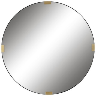 Uttermost Clip Modern Round Mirror - 43"W X 43"H X 2"D