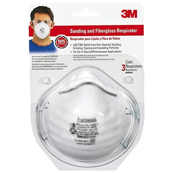 3m 20-pack disposable sanding and fiberglass safety mask 3m 20-pack disposable sanding and fiberglass safety mask