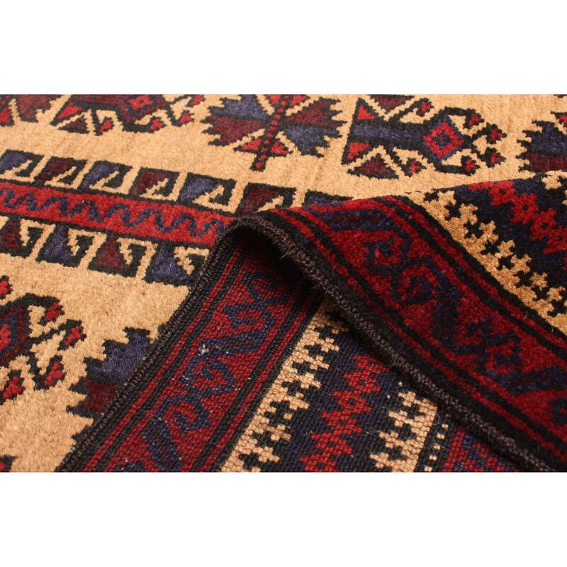 ECARPETGALLERY Hand-knotted Teimani Tan Wool Rug - 2'6 x 4'2