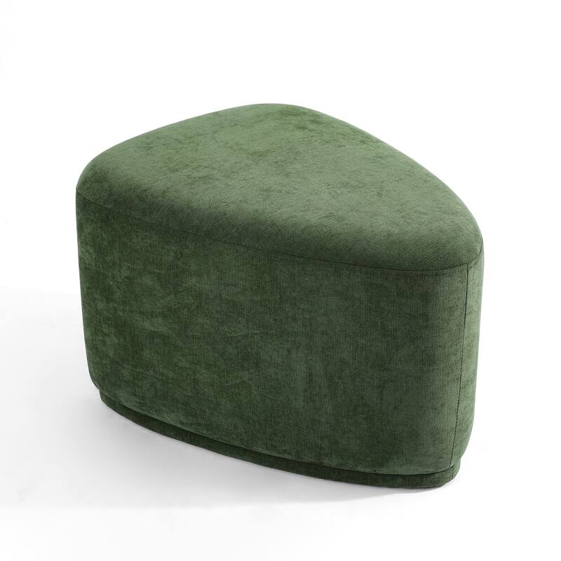 26" Footstools and Ottomans, Modern Fabric Pouf Ottoman