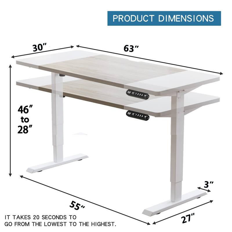 Transitional Computer Desk with Generous Work Surface, Brown finish