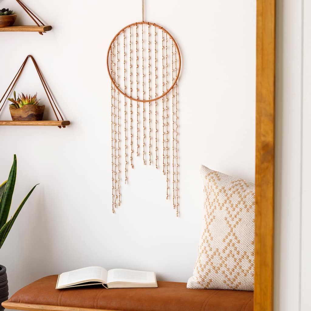 Livabliss Dimitra Beaded Dreamcatcher - 12" x 30"