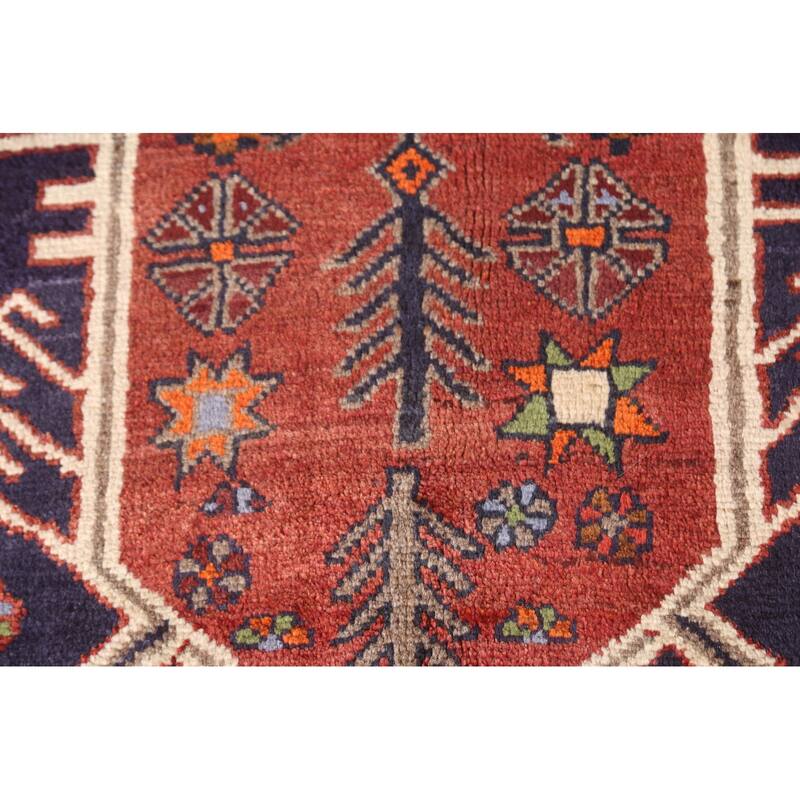 Sirjan Persian Area Rug Hand-Knotted Wool Carpet - 5'0" x 7'8"