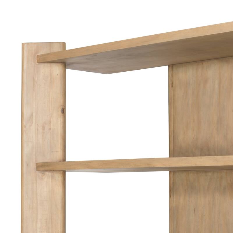 Bailey Bookcase-Smoked Pine