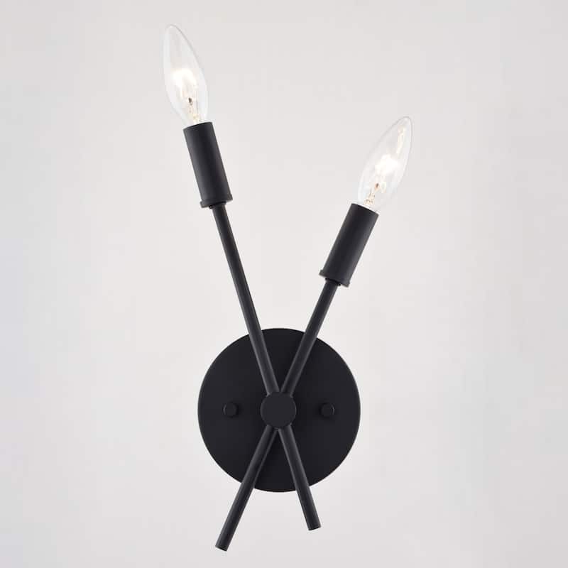 Vaxcel Lighting W0493 Warwick 2 Light 12" Tall Wall Sconce