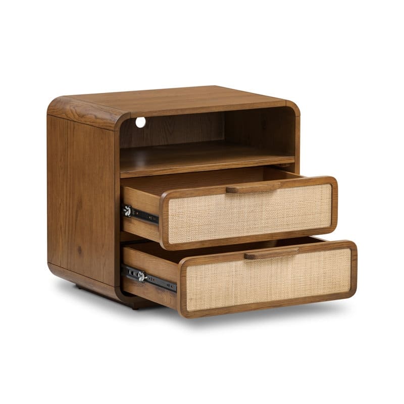 Poly & Bark Neva Nightstand in Reposado Oak