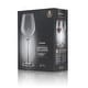 preview thumbnail 4 of 2, Final Touch Set of 2 Red Wine Lead Free Crystal Glasses - 21 oz