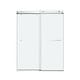 preview thumbnail 13 of 34, VS Series 68" - 72" W X 78" H Soft Closing Frameless Double Sliding Shower Doors With 3/8" Tempered Clear Glass