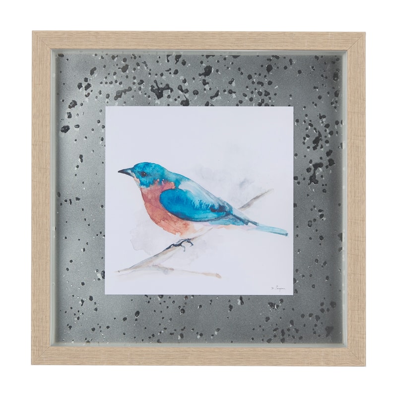 Eastern Blue V Framed Art Print