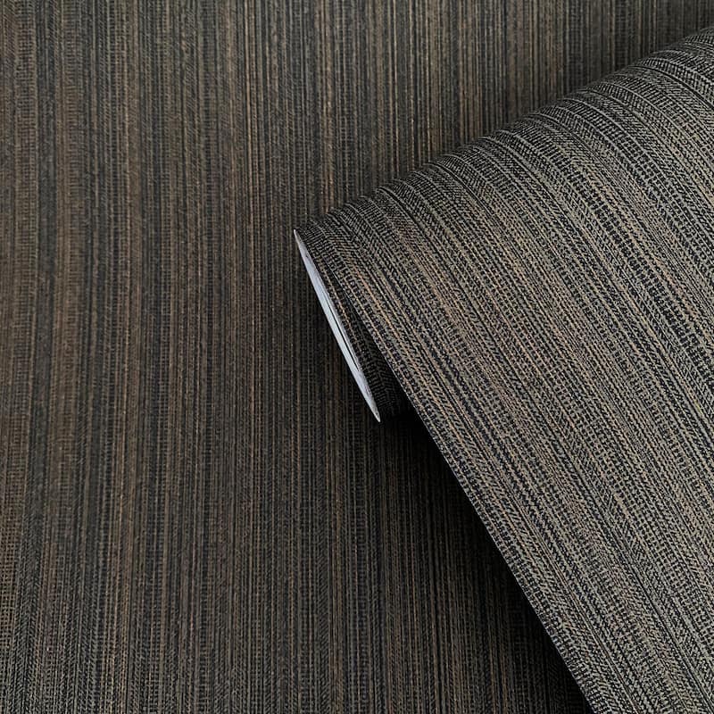 Galerie Wallcoverings Boutique Vertical Stripe Non-woven Shimmery Wallpaper Roll