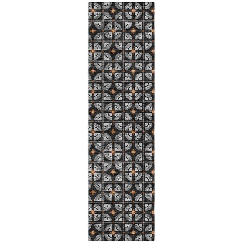 Machine Washable Indoor/ Outdoor Modern Roeland Chantille Rug