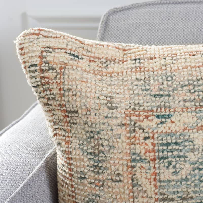 SAFAVIEH Home Mara 18-inch Sage Decorative Pillow