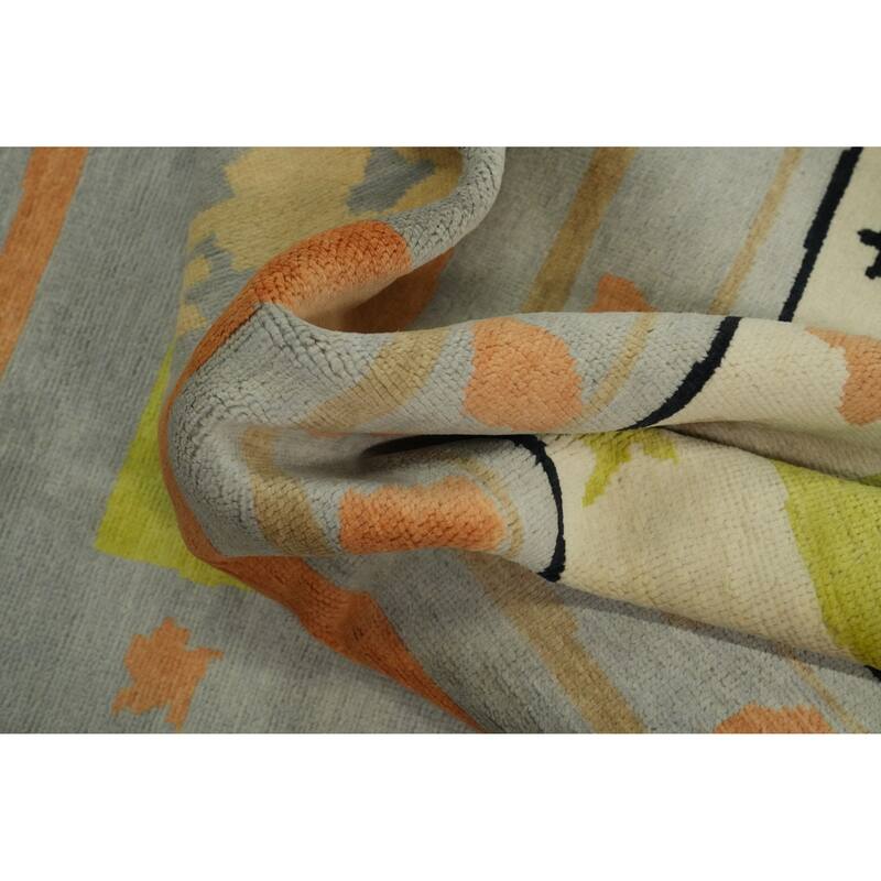 Handmade Wool Gabbeh Vegetable Dye Area Rug Handmade Carpet - 9' 1'' X 6' 0''