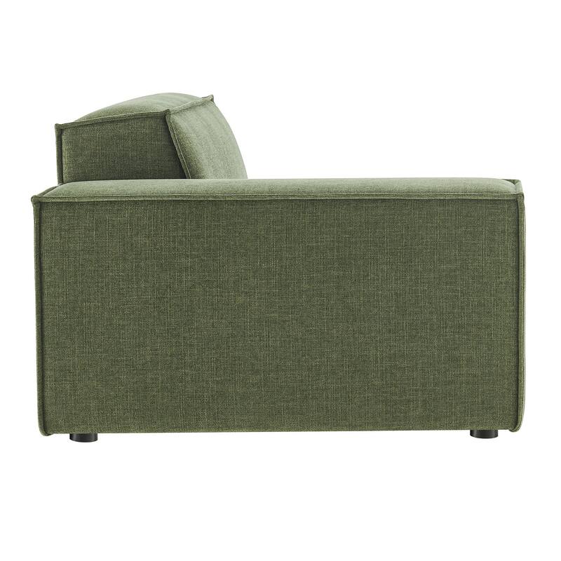 Restore Performance Fabric Upholstered Left-Facing Modular Lounge Chair