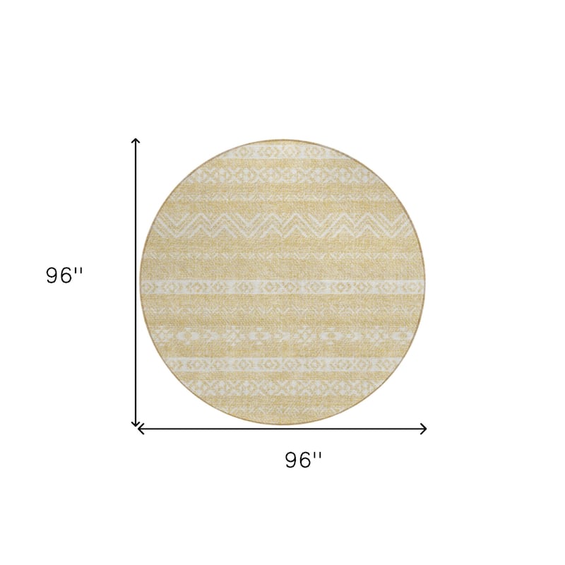 HomeRoots Southwestern Transitional Rectangle Outdoor Rug