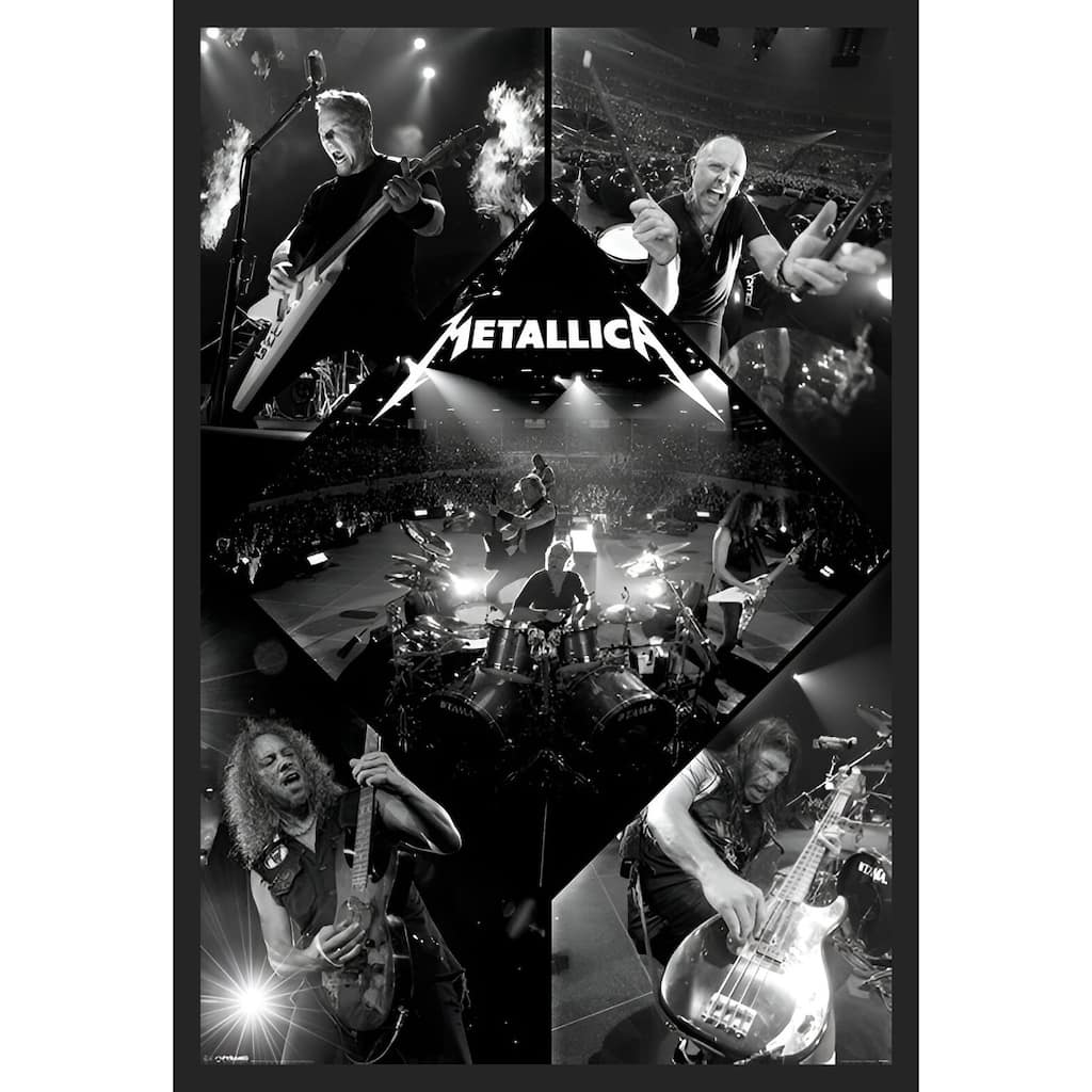 Metallica - Live Framed Art Poster - 24 x 36 Inch