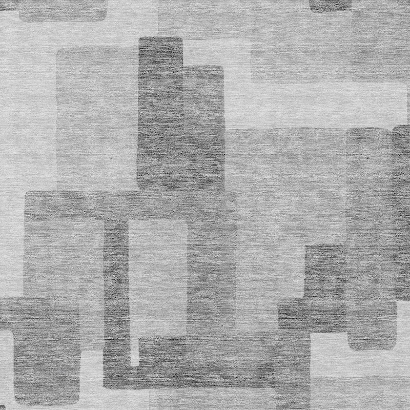 HomeRoots Abstract Transitional Rectangle Outdoor Rug