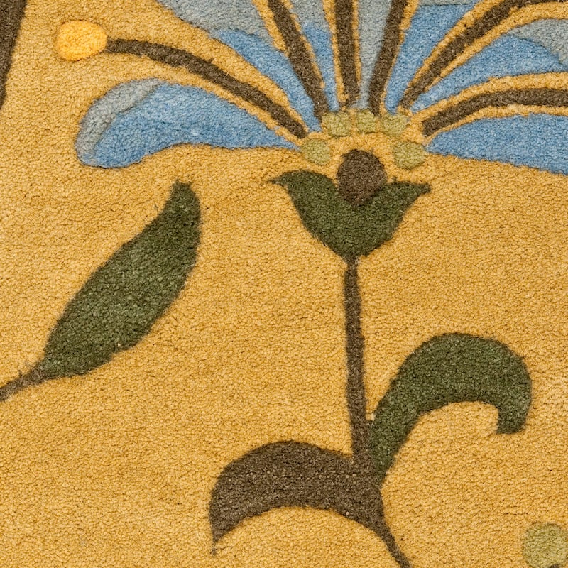 SAFAVIEH, Handmade Soho Renada Floral N.Z. Wool Rug