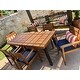 Avon Outdoor Rustic 7-piece Rectangular Acacia Wood Dining Set by Christopher Knight Home
