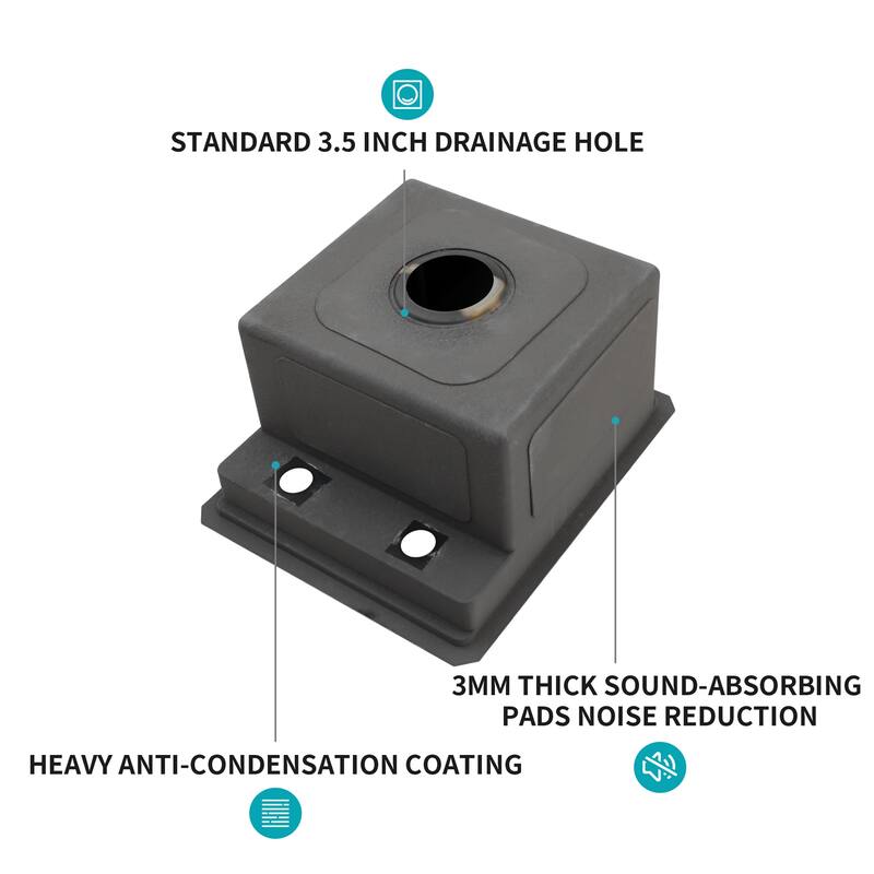 13" Undermount Workstation Bar Sink with Folding Faucet 13x15x9 inch Single Bowl 16 Gauge Stainless Steel Kitchen Sinks