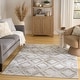 preview thumbnail 43 of 64, Nourison Dekor Indoor only Diamond Area Rug Grey - 4' x 6'