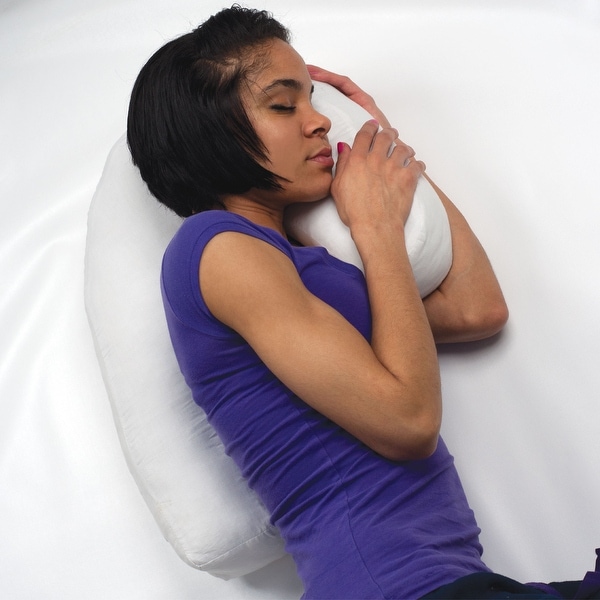 Windsor Home Side Sleeper Contour Pillow Neck Pillow White