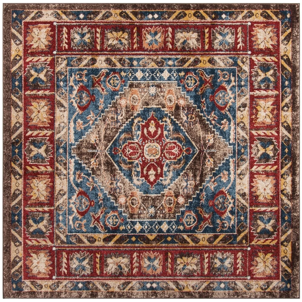 SAFAVIEH Bijar Bertineke Traditional Oriental Distressed Rug