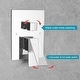 preview thumbnail 11 of 23, Ceiling Mount Tub Shower System With Rough-in Valve Complete Shower Faucet With Handheld And 12 Inch Shower Head Combo Kit Set