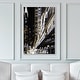 preview thumbnail 6 of 23, Oliver Gal 'Radio City Music Hall' Cities and Skylines Wall Art Framed Canvas Print United States Cities - Gold, Black 30 x 45 - White