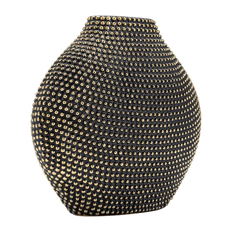 Sagebrook Home Contenporary Ceramic Beaded Vase