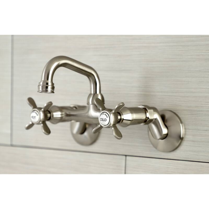 Kingston Two-Handle Wall Mount Bar Faucet