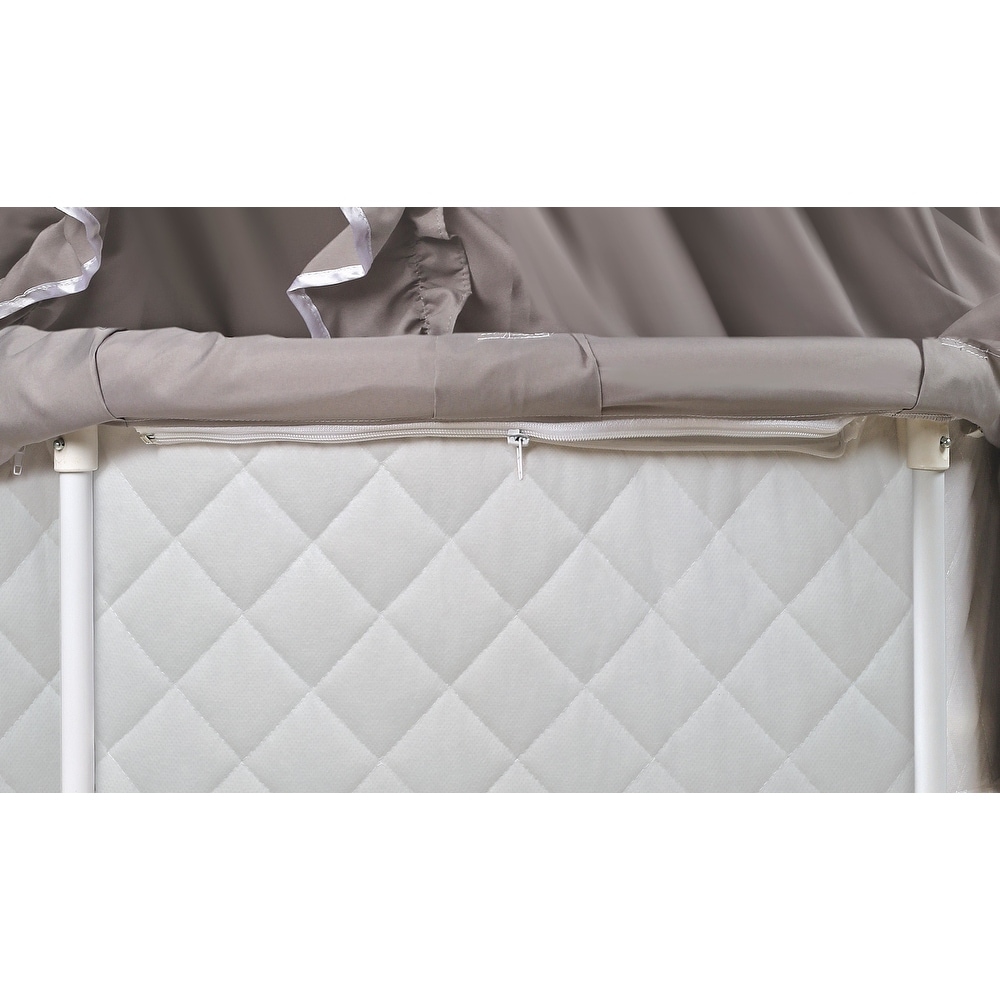 Empress Round Baby Bassinet with Canopy Bed Bath Beyond 7784317