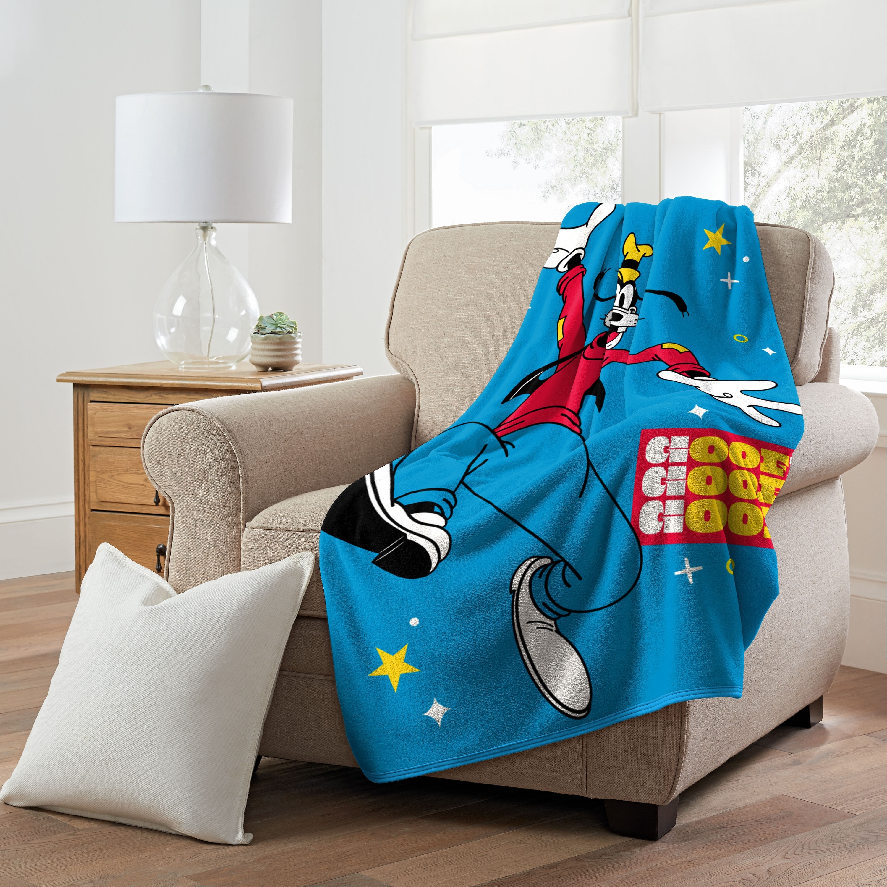 Mickey Mouse Goofy Guy Micro Raschel Throw Bed Bath Beyond 39569892