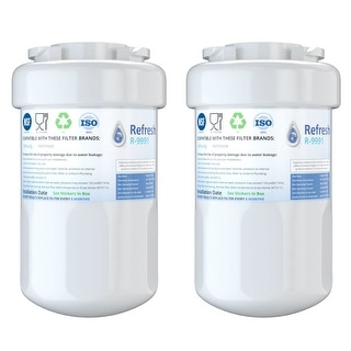 Replaces MWF Water Filter for GE Refrigerator-2 Pack GE MWF Water Filter