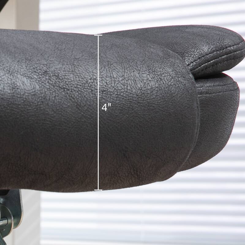 Ergonomic Heated Massage Office Chair Reclining High Back Executive Seat with 6 Point Vibration and Adjustable Height