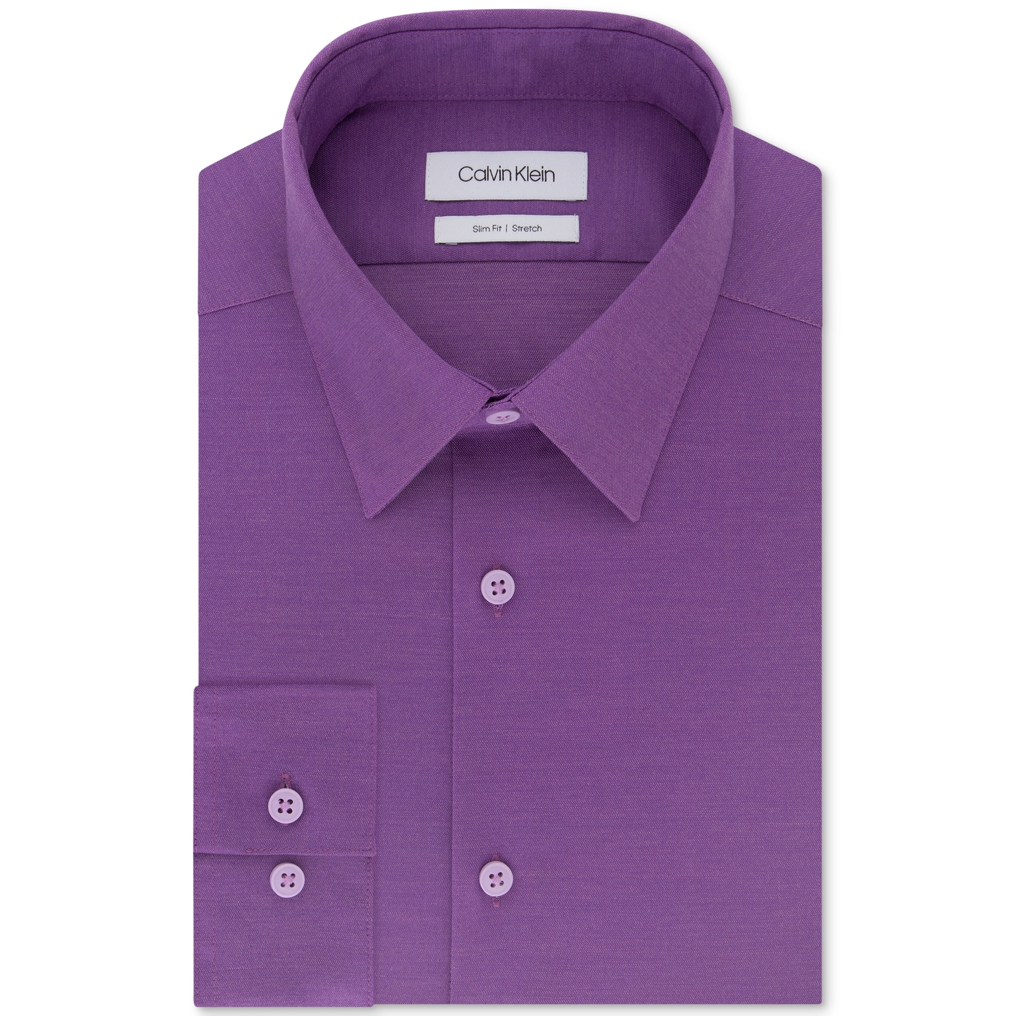 calvin klein purple dress shirt