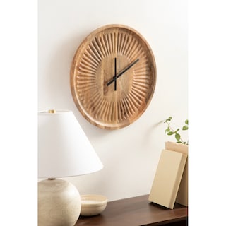 Kate and Laurel Grear Round Wall Clock
