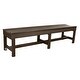 preview thumbnail 15 of 47, Sequoia Commercial Grade Weldon 6ft Backless Picnic Bench Weathered Acorn
