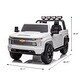 preview thumbnail 8 of 15, Chevrolet Silverado HD Kids Ride-On Truck, 24V, 4WD, Dual Seats, Bluetooth & Music, for Ages 3-8