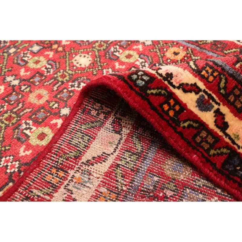 ECARPETGALLERY Hand-knotted Andelz Red Wool Rug - 2'9 x 12'10