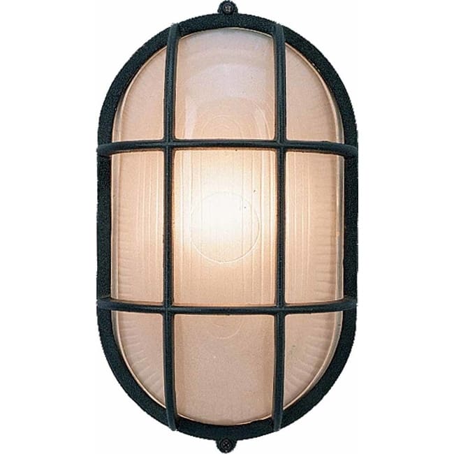 Volume Lighting Nautical Outdoor 1 Light 11" Height Outdoor Wall - Black